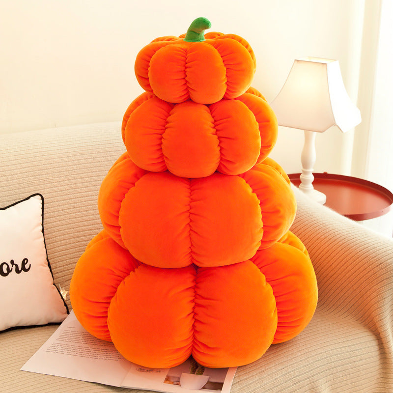 60CM Pumpkin Pillow Plush Toys Cartoon Soft Stuffed Dolls Mascot Birthday Xmas Gift Halloween Decor
