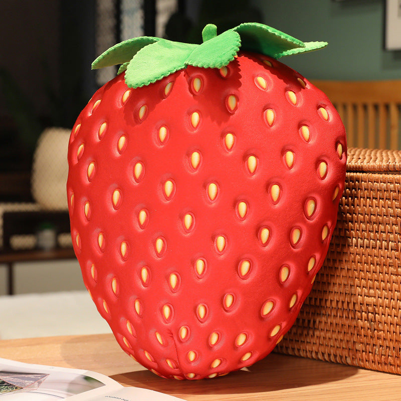 35CM Simulation Strawberry Stuffed Doll Fruit Plush Toy Soft Gift For Kids Chidren Home Decor