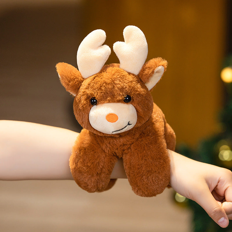 25CM Santa Claus/Snowman/Elk Plush Toy Dolls Stuffed Birthday Xmas Gifts For Kids Children Christmas Decor
