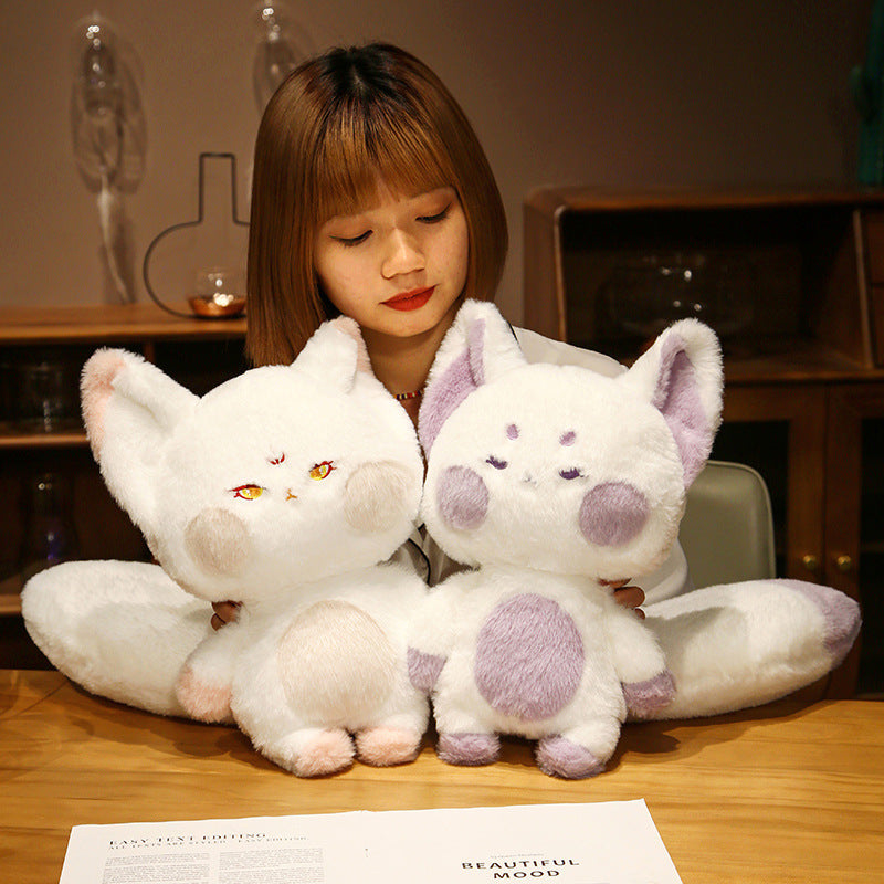 100CM Cute Big Tail Fox Pillow Stuffed Animals Plush Toy For Babies Kids Dolls Birthday Xmas Gifts