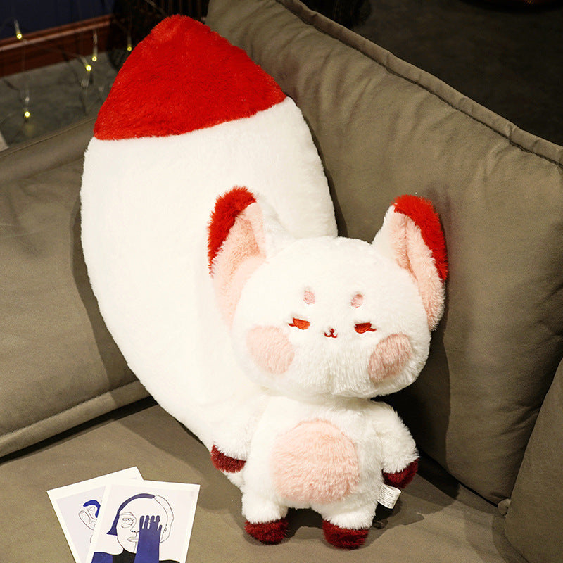 100CM Cute Big Tail Fox Pillow Stuffed Animals Plush Toy For Babies Kids Dolls Birthday Xmas Gifts