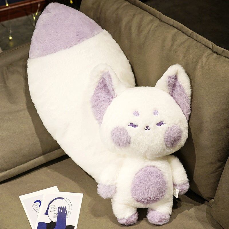 100CM Cute Big Tail Fox Pillow Stuffed Animals Plush Toy For Babies Kids Dolls Birthday Xmas Gifts