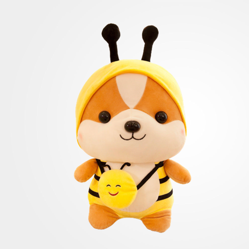 Lovely Cosplay Squirrel Toys Soft Dolls Kawaii Stuffed Animals Accompanying Dolls Birthday Gift For Kids Baby Mascot Halloween Gifts