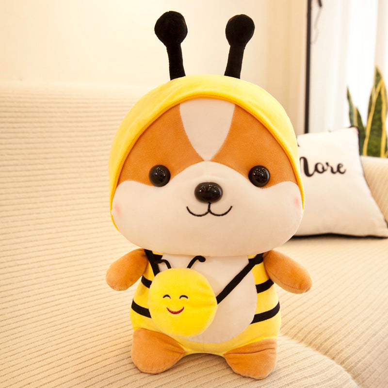 Lovely Cosplay Squirrel Toys Soft Dolls Kawaii Stuffed Animals Accompanying Dolls Birthday Gift For Kids Baby Mascot Halloween Gifts