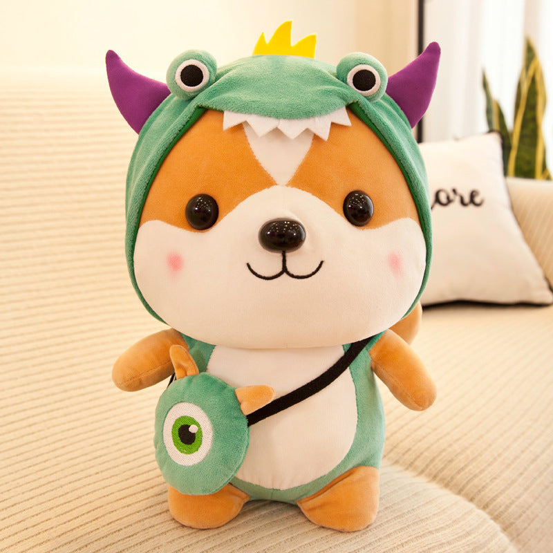 Cartoon Cosplay Dinosaur Squirrel Toys Soft Stuffed Animals Dolls Kawaii Animals Christmas Dolls Birthday Gift For Kids Baby Mascot Halloween Gifts