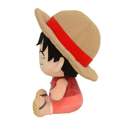 25CM Luffy Plush Toys Cosplay Dolls Cartoon Soft Stuffed Mascot Birthday Xmas Gift