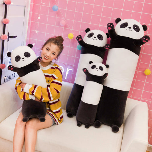 90CM Long Panda Koala Pillow Plush Toys Soft Stuffed Animal Dolls Mascot Birthday Xmas Gift