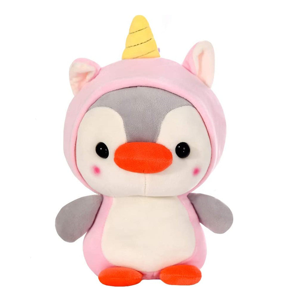 Lovely Cosplay Unicorn Penguin Toys Soft Stuffed Dolls Kawaii Animals Accompanying Dolls Birthday Gift For Kids Baby Mascot Halloween Gifts