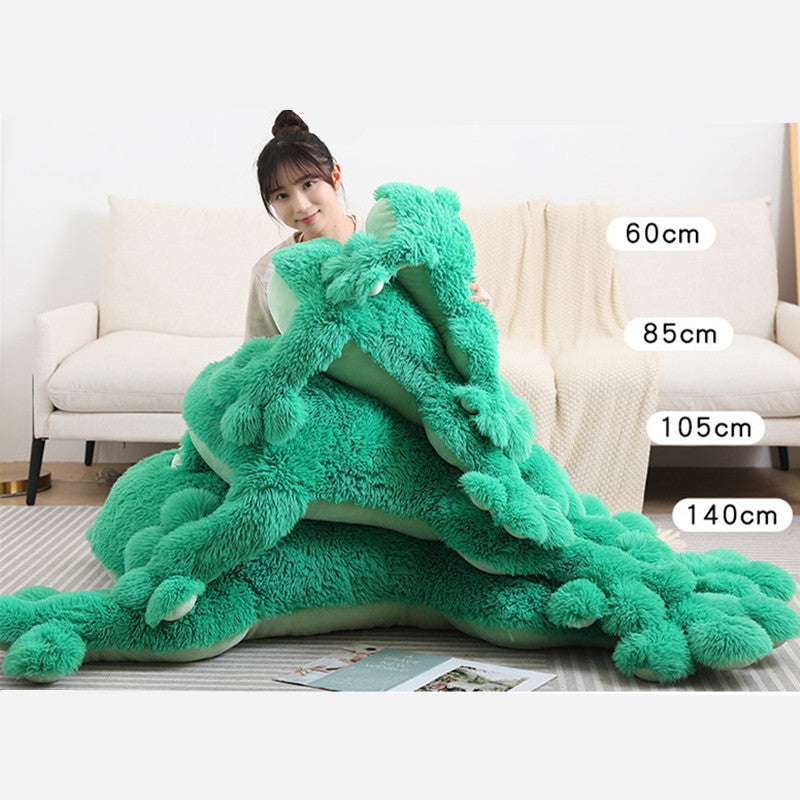 130CM Kiss Frog Pillow Soft Dolls Animals Plush Toy Birthday Xmas Gifts For Kids Mascot Home Decor