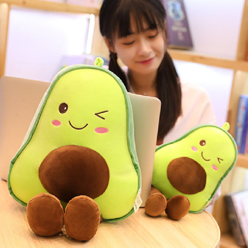 85CM Fruit Avocado Pillow Stuffed Doll Plush Toy Soft Birthday Gift For Kids Mascot Home Decor