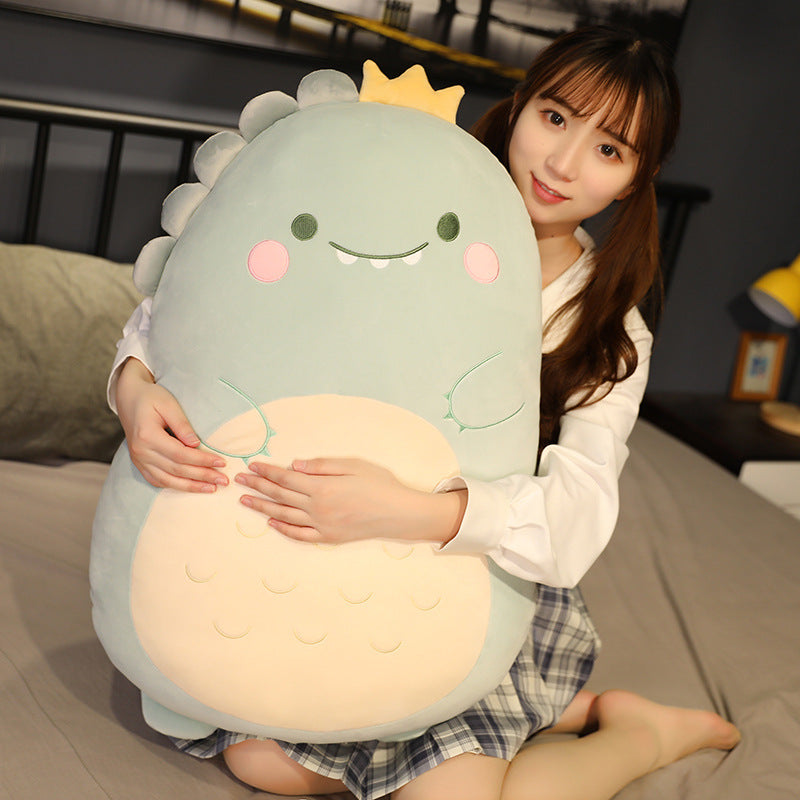 80CM Cute Dinosaur Bear Pig Penguin Plush Toys Pillow Cartoon Soft Stuffed Animal Dolls Mascot Birthday Xmas Gifts