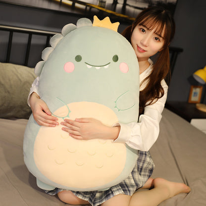 80CM Cute Dinosaur Bear Pig Penguin Plush Toys Pillow Cartoon Soft Stuffed Animal Dolls Mascot Birthday Xmas Gifts