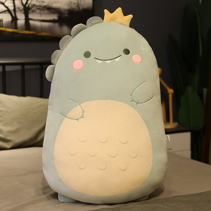 80CM Cute Dinosaur Bear Pig Penguin Plush Toys Pillow Cartoon Soft Stuffed Animal Dolls Mascot Birthday Xmas Gifts