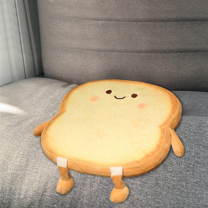 18CM Cute Toast Bread Soft Plush Toy Stuffed Food Dolls Birthday Gift For Kids Xmas Mascot