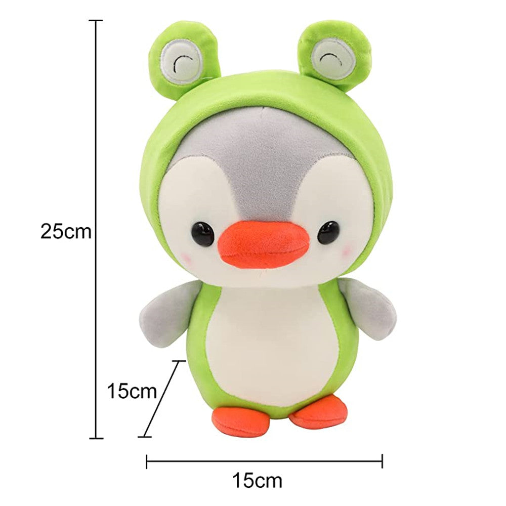 Lovely Cosplay Frog Penguin Toys Soft Dolls Stuffed Kawaii Animals Accompanying Dolls Birthday Gift For Kids Baby Mascot Halloween Gifts