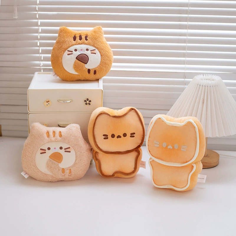 23CM Butter Cat Cookie Soft Stuffed Dolls Animals Plush Toys For Kids Xmas Gift Home Kitchen Decor