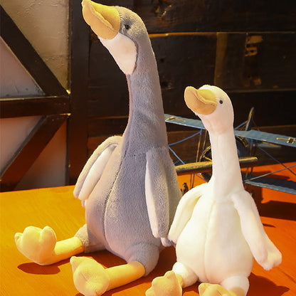 60CM White Geese Pillow Plush Toys Cartoon Swan Duck Soft Stuffed Animal Dolls Mascot Birthday Xmas Gift