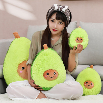 40CM Stuffed Plush Avocado Toys Pillow Comfort Food Fruit Doll Christmas Valentine's Gift Birthday Mascot For Kids