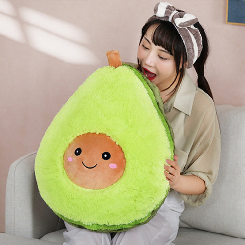 40CM Stuffed Plush Avocado Toys Pillow Comfort Food Fruit Doll Christmas Valentine's Gift Birthday Mascot For Kids