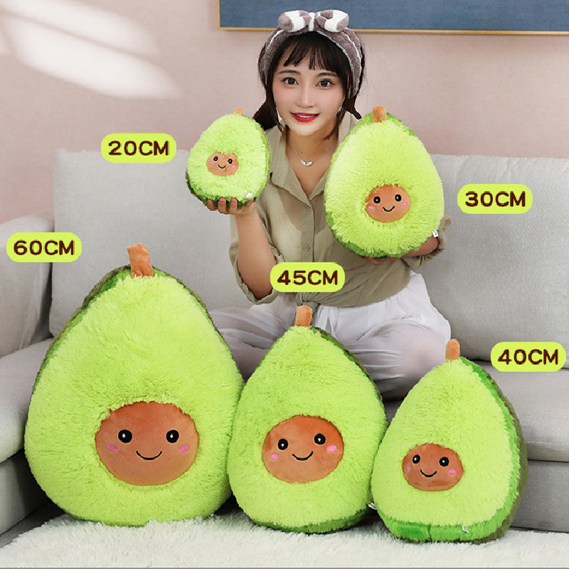 40CM Stuffed Plush Avocado Toys Pillow Comfort Food Fruit Doll Christmas Valentine's Gift Birthday Mascot For Kids