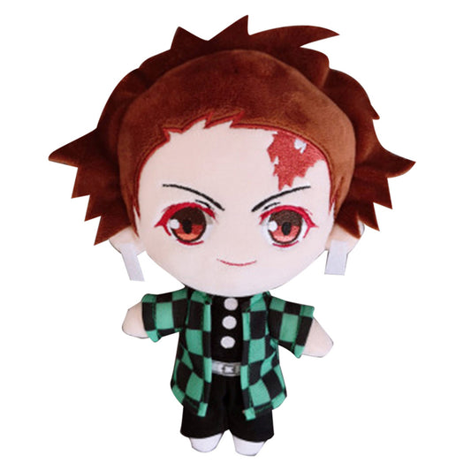 23CM Tanjirou Nezuko Cosplay Plush Toys Cartoon Soft Stuffed Dolls Mascot Xmas Gift