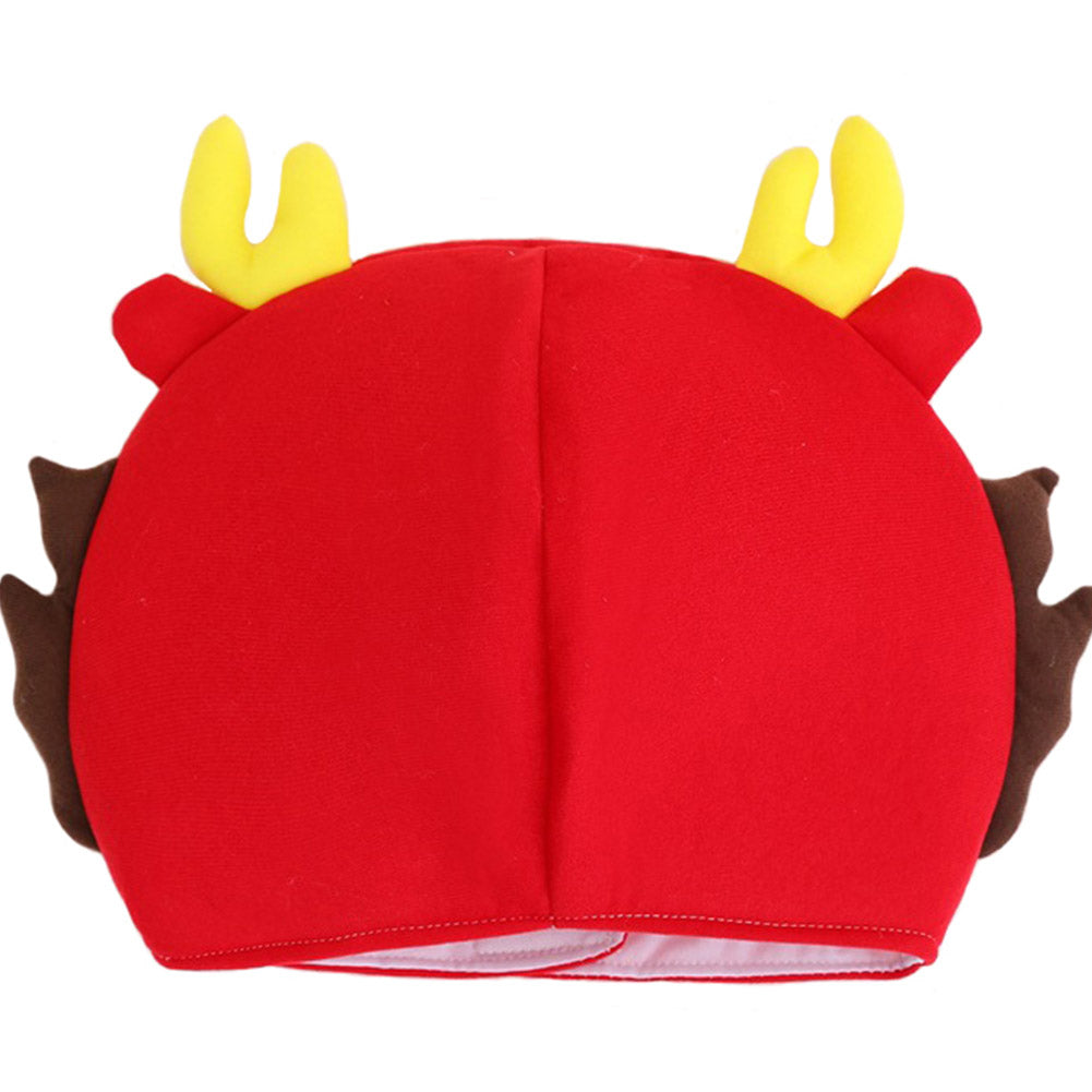 39CM Dragon Cartoon Headgear Decor Hat Festival Headwear Animals Mascot New Year Gift