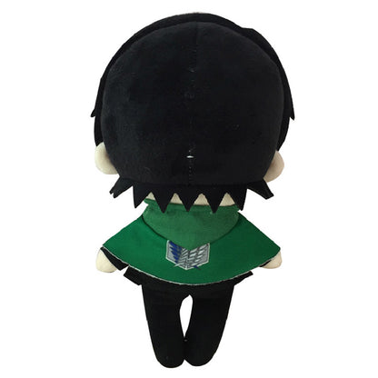 20CM Green Levi Ackerman Cosplay Plush Toys Cartoon Soft Stuffed Dolls Mascot Xmas Gift