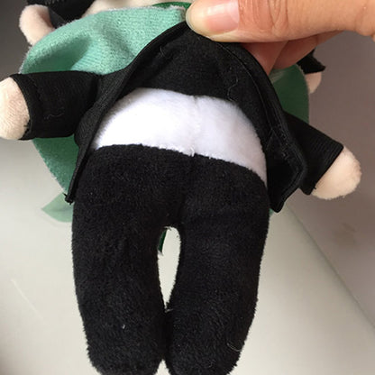 20CM Green Levi Ackerman Cosplay Plush Toys Cartoon Soft Stuffed Dolls Mascot Xmas Gift