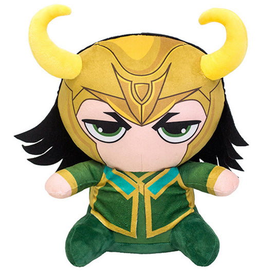 25CM Green Loki Cosplay Plush Toys Cartoon Soft Stuffed Dolls Mascot Xmas Gift