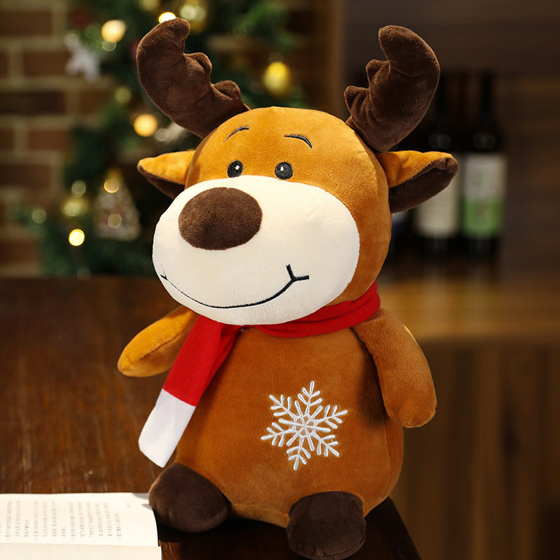 50CM Santa Claus Elk Snowman Plush Toys Soft Stuffed Dolls Mascot Xmas Gifts Christmas Decor