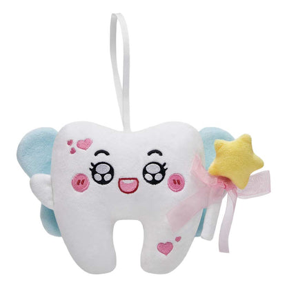 22CM Tooth Fairy Pillow Soft Plush Toys For Girls With Detachable Wand Bowknot Pocket Keepsake Lost Teeth Doll Gift