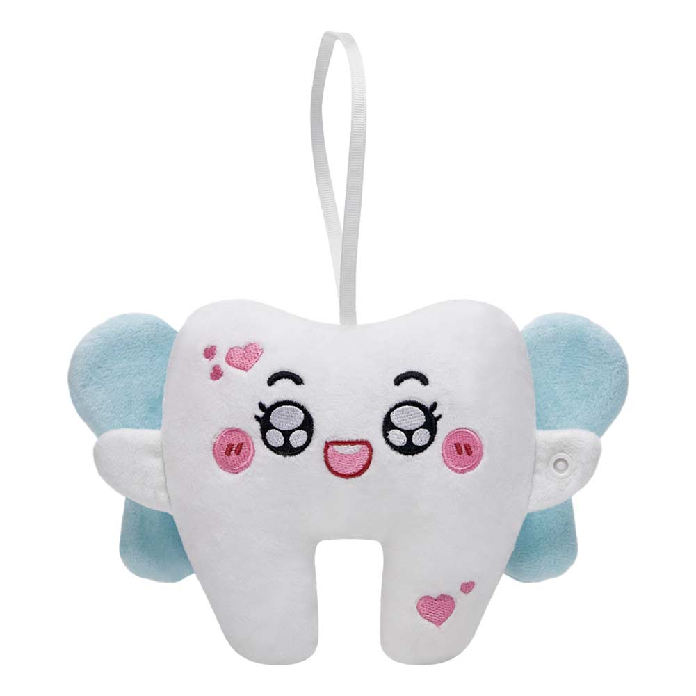 22CM Tooth Fairy Pillow Soft Plush Toys For Girls With Detachable Wand Bowknot Pocket Keepsake Lost Teeth Doll Gift