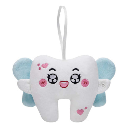 22CM Tooth Fairy Pillow Soft Plush Toys For Girls With Detachable Wand Bowknot Pocket Keepsake Lost Teeth Doll Gift
