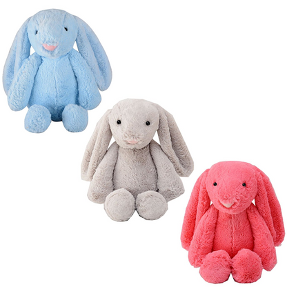 Stuffed Animals Blue Rabbit Soft Christmas Dolls Kawaii Toy Birthday Gift For Kids Baby Mascot Halloween Xmas Gifts