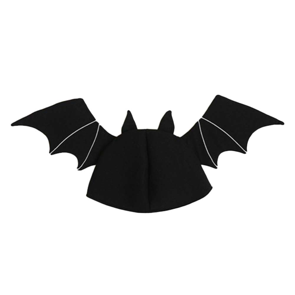 Black Bat Headgear Decor Hat Party Headwear Stuffed Animals Mascot Photo Prop Halloween Birthday Gift