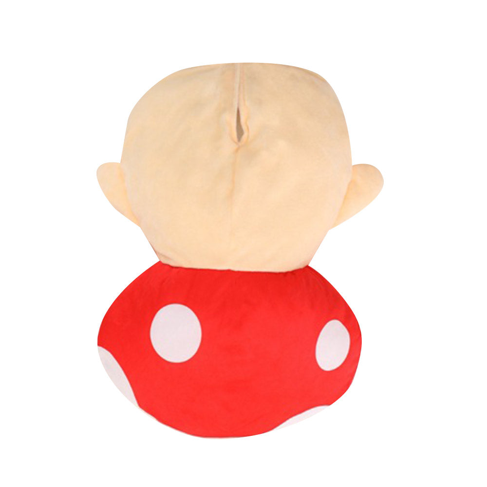 Red Mushroom Headgear Decor Hat Party Headwear Stuffed Food Vegetable Mascot Photo Prop Birthday Gift