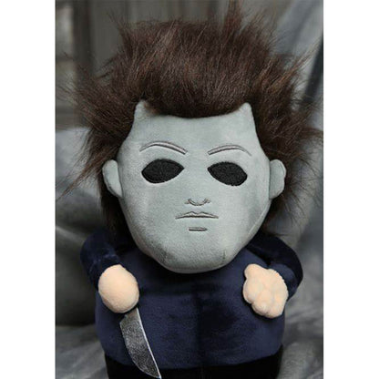 Horror Killer Michael Myers Cosplay Plush Slipper Shoes For Adult Winter Warm Cozy Fluffy House Slippers Plush Shoes