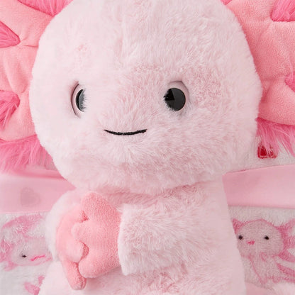 25CM Axolotl Plush Toy Stuffed Animals Cute Plush Pillow Kawaii Cartoon Axolotl Dolls For Boys Girls Gifts