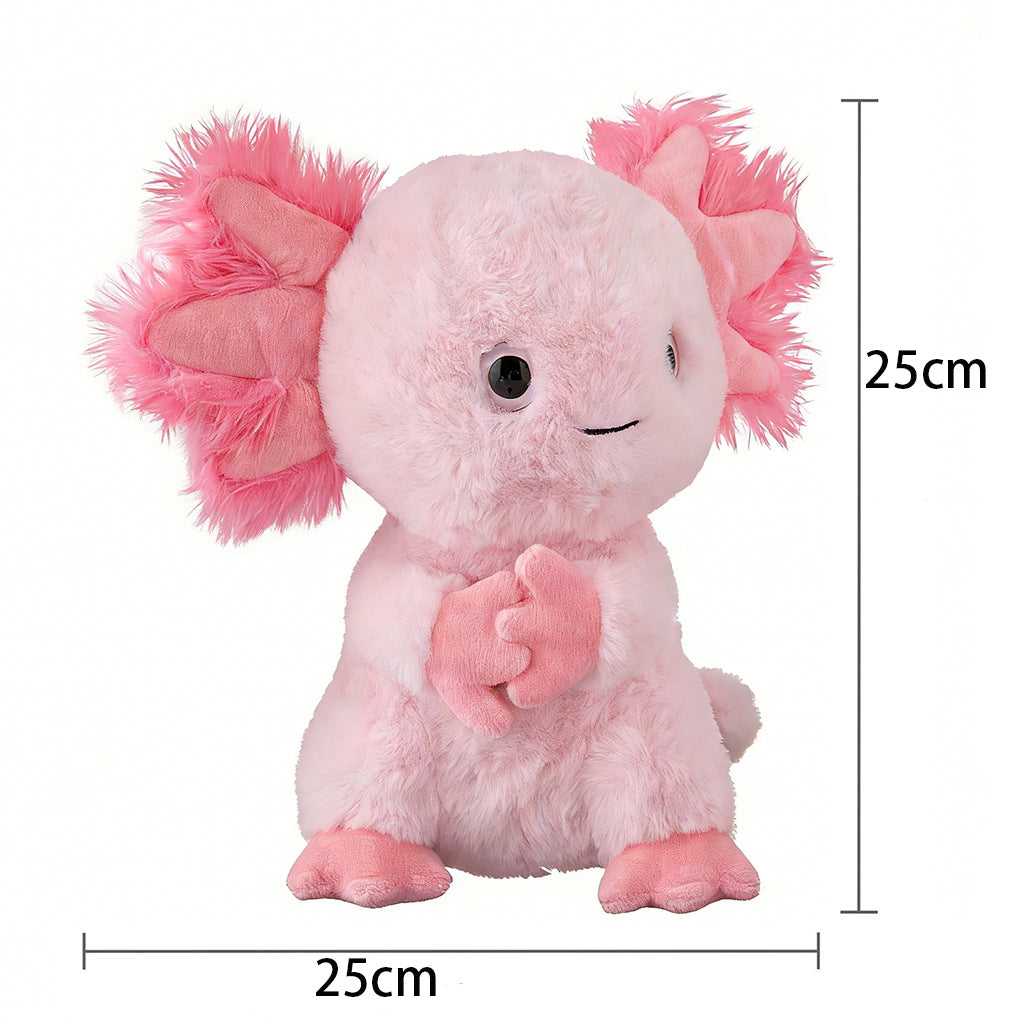 25CM Axolotl Plush Toy Stuffed Animals Cute Plush Pillow Kawaii Cartoon Axolotl Dolls For Boys Girls Gifts