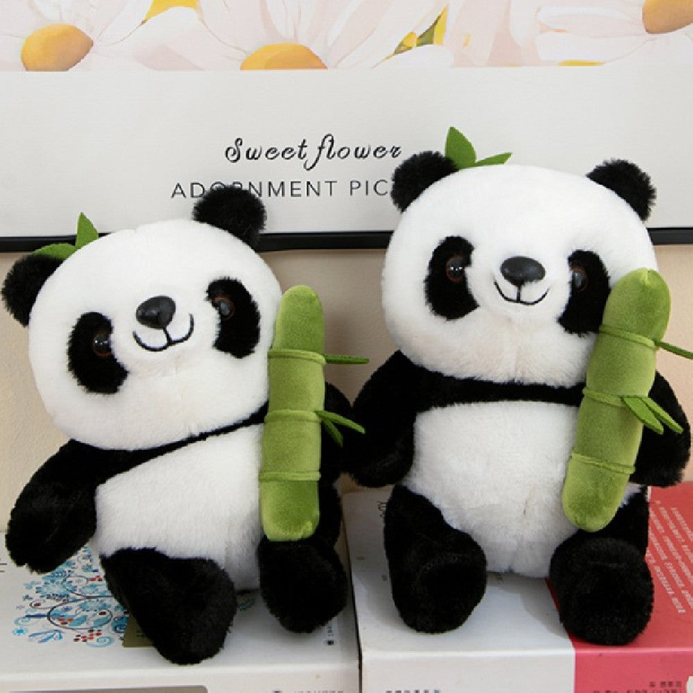 25/38CM Panda Bamboo Plush Toys Soft Stuffed Animals Dolls Girls Boys Birthday Xmas Gift