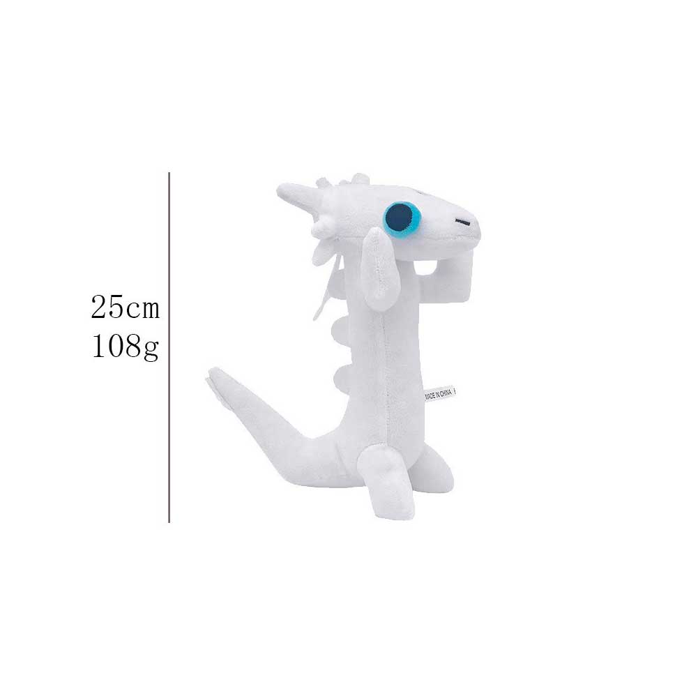 25CM Dancing Dragon Black And White  Cosplay Plush Toys Cartoon Soft Stuffed Dolls Mascot Birthday Xmas Gift