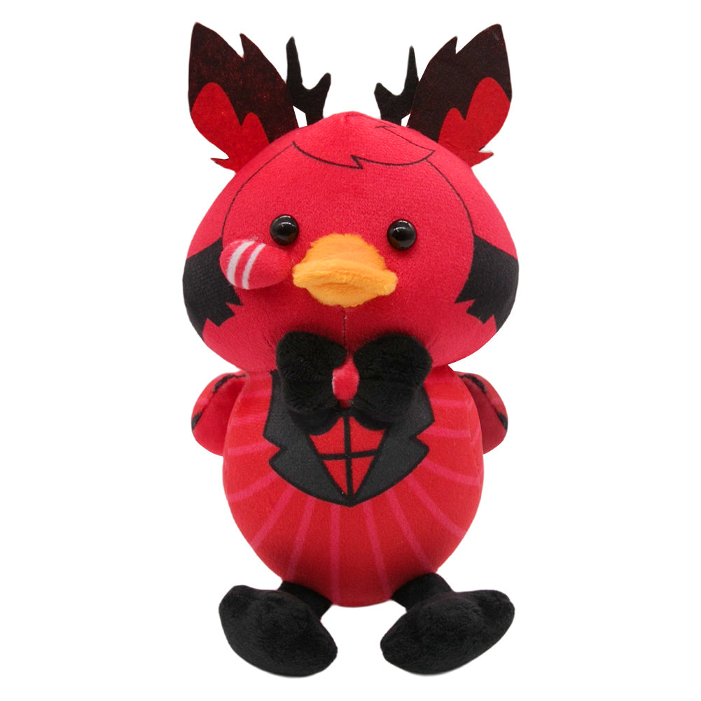 26CM Horror Red Alastor Duck Cosplay Plush Toys Cartoon Soft Stuffed Dolls Mascot Birthday Xmas Gift