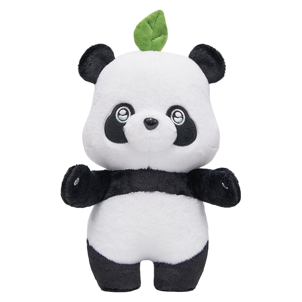 27CM Panda Animal Pillow Soft Cute Big Small Panda Bamboo Tube Set Stuffed Toy Birthday Party Xmas Gifts 10inch
