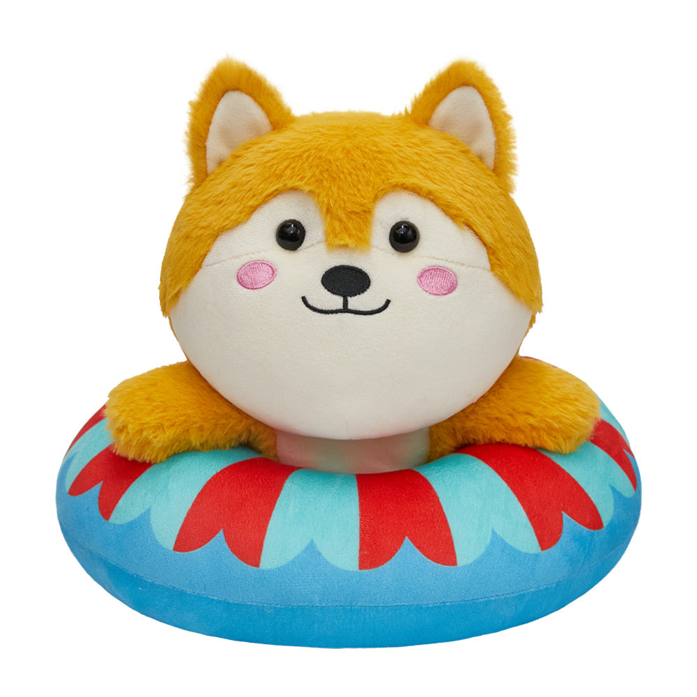 28CM Floatie Shiba Inu Swim Dog Original Plush Toys Soft Stuffed Dolls Animals Plushies Birthday Gift