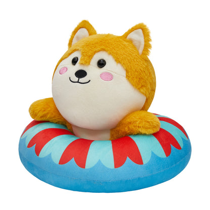 28CM Floatie Shiba Inu Swim Dog Original Plush Toys Soft Stuffed Dolls Animals Plushies Birthday Gift