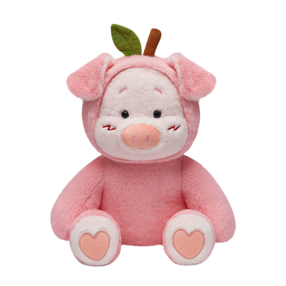 28CM Pink Peach Pig Original Plush Toys Soft Stuffed Dolls Animals Plushies Birthday Gift