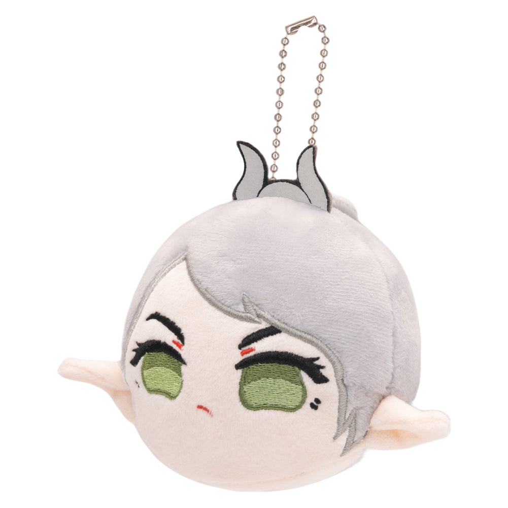 12CM Shadowheart White Hair Keychain Cosplay Plush Toys Cartoon Soft Stuffed Dolls Mascot Xmas Gift