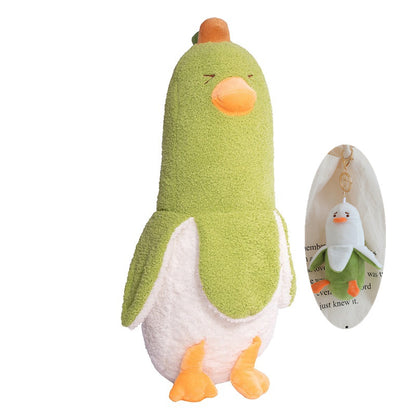 50CM Banana Duck Pillow Plush Toys Cartoon Soft Stuffed Animal Dolls Bag Duck Charm Mascot Birthday Xmas Gift