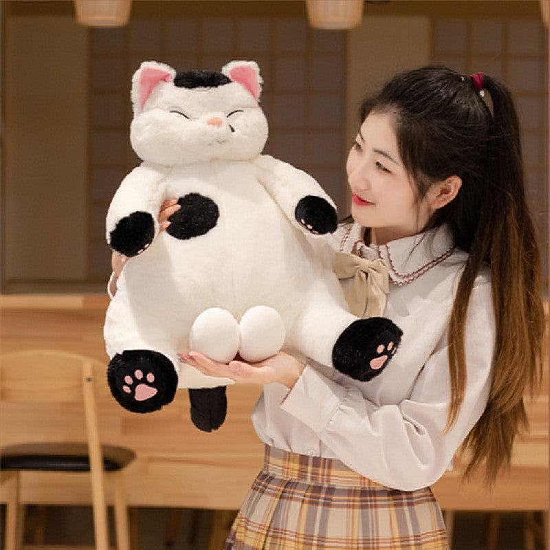 35CM Fat Lazy Manga Cat Kawaii Plush Toys Stuffed Animals Soft Doll Xmas Gifts