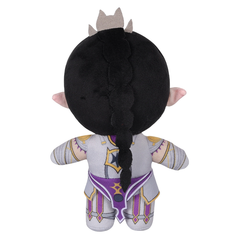 25CM Shadowheart Purple Cosplay Plush Toys Cartoon Soft Stuffed Dolls Mascot Xmas Gift